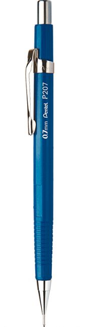  Lapiseira 0.7mm Sharp técnica Azul  P-207 -Pentel