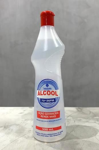 ALCOOL 70 LIQUIDO COM 500 ML - BELLOBELLA