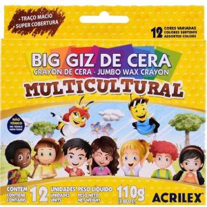 BIG GIZ DE CERA MULTI 12 CORESSEM - ACRILEX