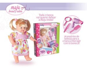 BONECA MAJU BEAUTY SALON - NOVA TOYS