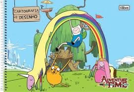 Caderno de Desenho 96 Fls. Tilibra Adventure Time