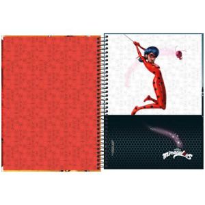 Caderno Universitário Capa Dura 10x1  160 fls Miraculous - Tilibra