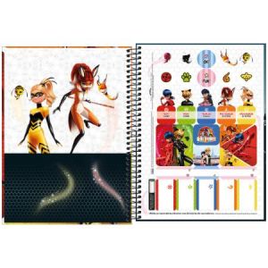 Caderno Universitário Capa Dura 10x1  160 fls Miraculous - Tilibra