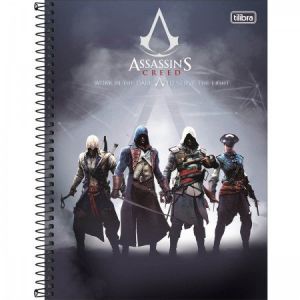 Caderno Universitário Capa Dura 12x1  240 fls Assassin's Creed - Tilibra