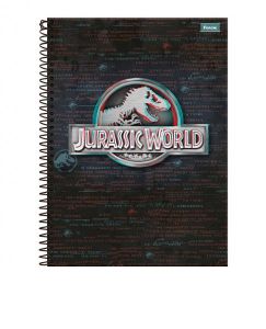 Caderno Universitário Capa Dura 12x1  240 fls  Jurassic World- Foroni