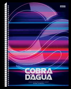 Caderno Universitário Capa Dura 15x1  300 fls  Cobra D'agua - SD
