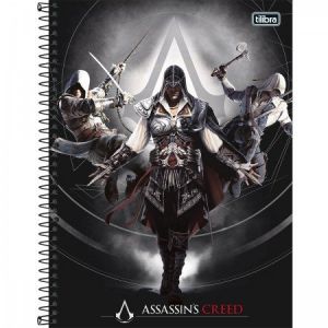 Caderno Universitário Capa Dura 16x1  320 fls Assassin's Creed - Tilibra