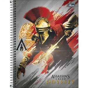 Caderno Universitário Capa Dura 1x1  96 fls Assassin's Creed - Tilibra