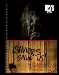 Caderno Universitário Capa Dura 1x1 96 fls The Walking Dead  - SD