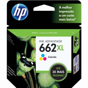 Cartucho HP 662XL Color