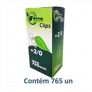 Clips De Aço Ecco  2/0 CX/ 500 gr Eccoclips