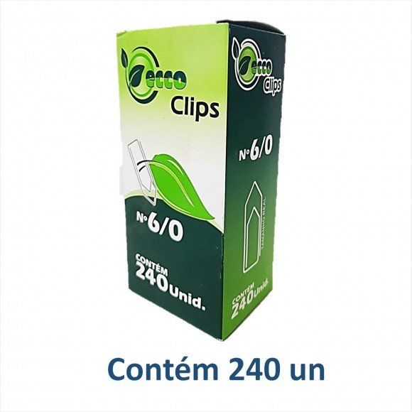 Clips De Aço Ecco  6/0 CX/ 500 gr Eccoclips
