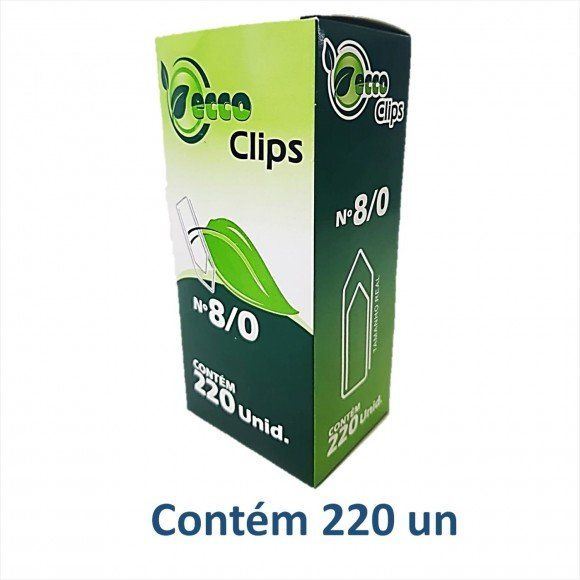 Clips De Aço Ecco  8/0 CX/ 500 gr Eccoclips