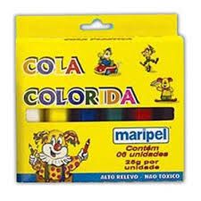 Cola Colorida C/ 06 Unidades Maripel