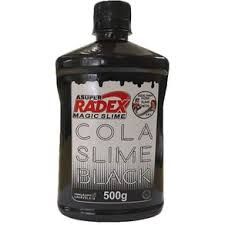 Cola Glow Black  para Slime 500g  - Radex