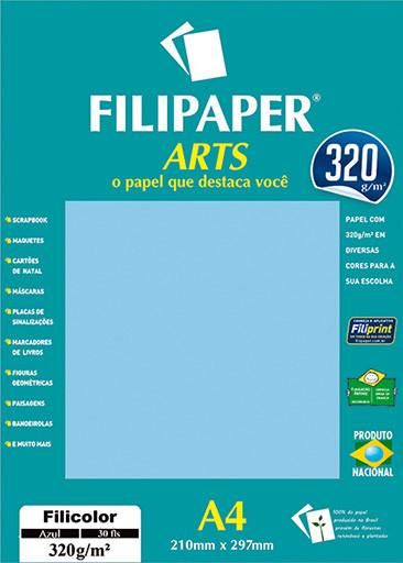 FILIPAPER ARTS FILICOLOR AZL CLA 320G 210X297  30FLS - FILIPENSON