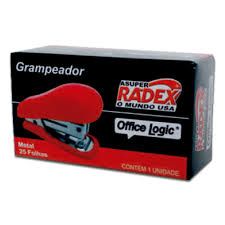 Grampeador mini colorido Rol-311 - Radex 