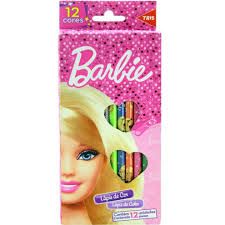 Lápis de Cor 12 Cores Barbie - Tris