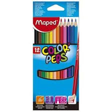 Lápis De Cor C/ 12 Cores Color Peps Maped