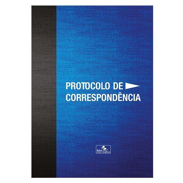 Livro Protocolo de Correspondência  100 Folhas  BAG 