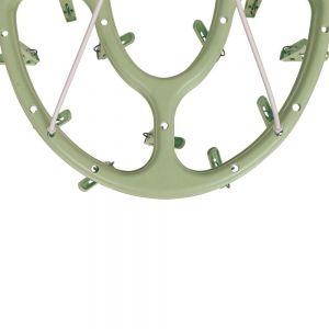Mini-Varal Oval c/ 24 Prendedores Verde - Mor