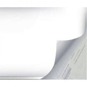 Plástico Autoadesivo  Estampa Branco  45cm x 10m - Plastcover  