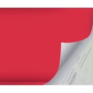 Plástico Autoadesivo  Estampa Vermelho  45cm x 10m - Plastcover  