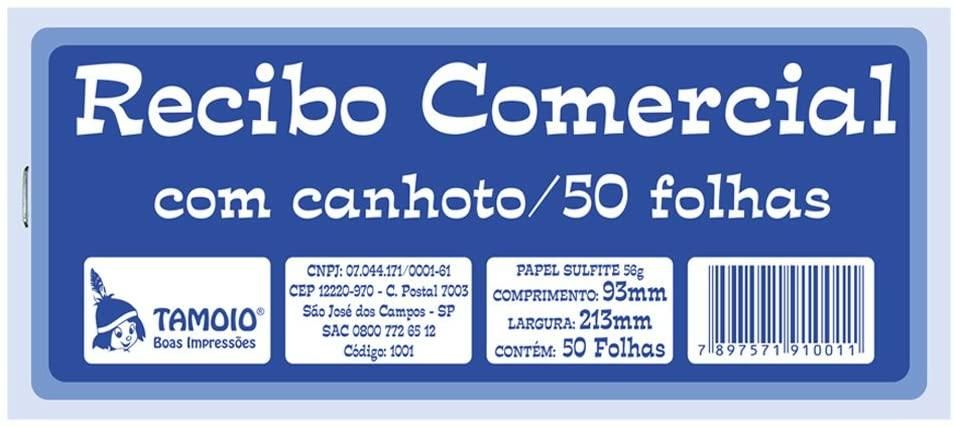 RECIBO COMERC C/CANH 50FLS - TAMOIO