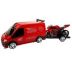 Super Van Racing Moto Roma Brinquedos