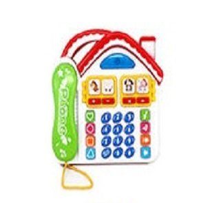 Telefone Musical Infantil Casinha / Coracao Colors Com Luz A Pilha Na Caixa Wellkids- Wellmix 