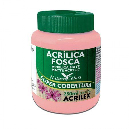 Tinta Acrílica Fosca 250ml Rosa - Acrilex