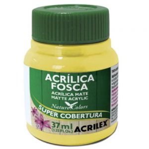 Tinta Acrílica Fosca 37ml Amarelo Limão - Acrilex