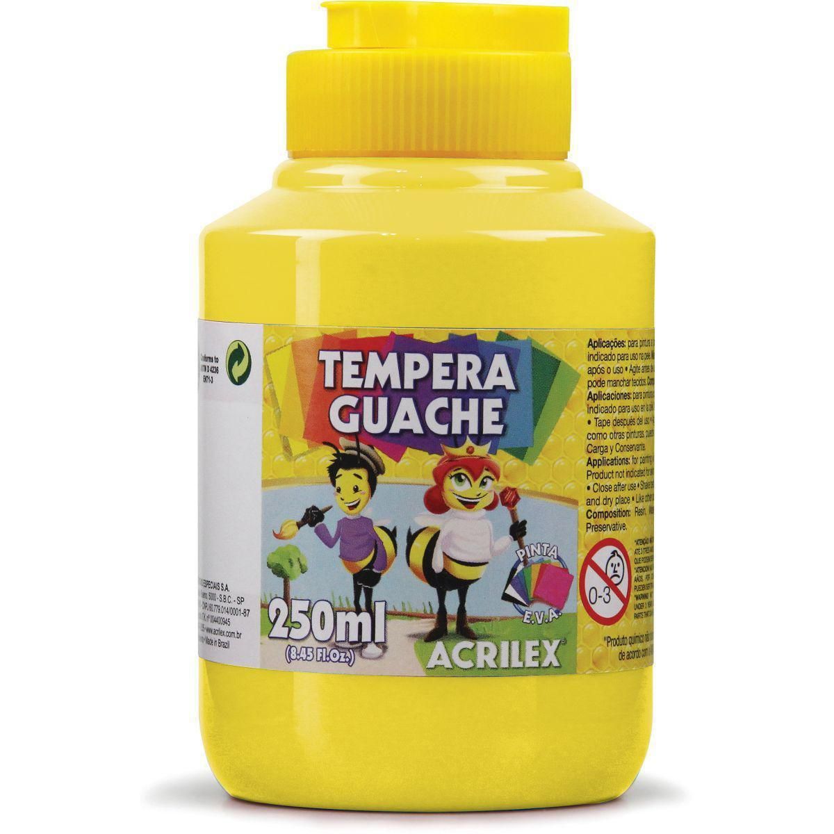 TINTA GUACHE 250 ML AM LIMAO -ACRILEX