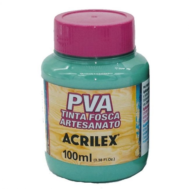 Tinta PVA Fosca para Artesanato 100ml Verde Country - Acrilex