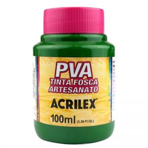 Tinta PVA Fosca para Artesanato 100ml Verde Musgo - Acrilex